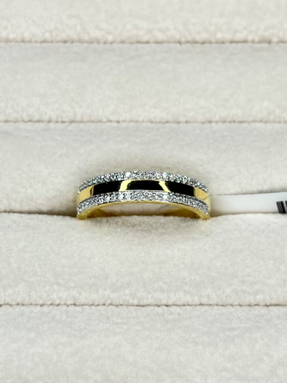 R095 | Genuine Diamond Double Row Band